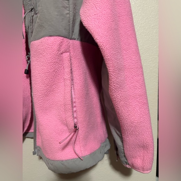 Mountain Fog zip up pink and grey fleece jacket w/ pockets- size l - Picture 5 of 12